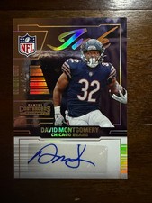 David Montgomery 2022 Panini Contenders - NFL Ink  Gold 06/25 #INK-DMO