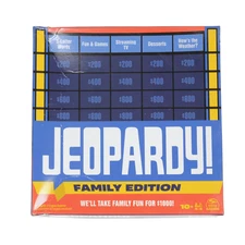 Jeopardy! Family Edition Board Game New Distressed Box