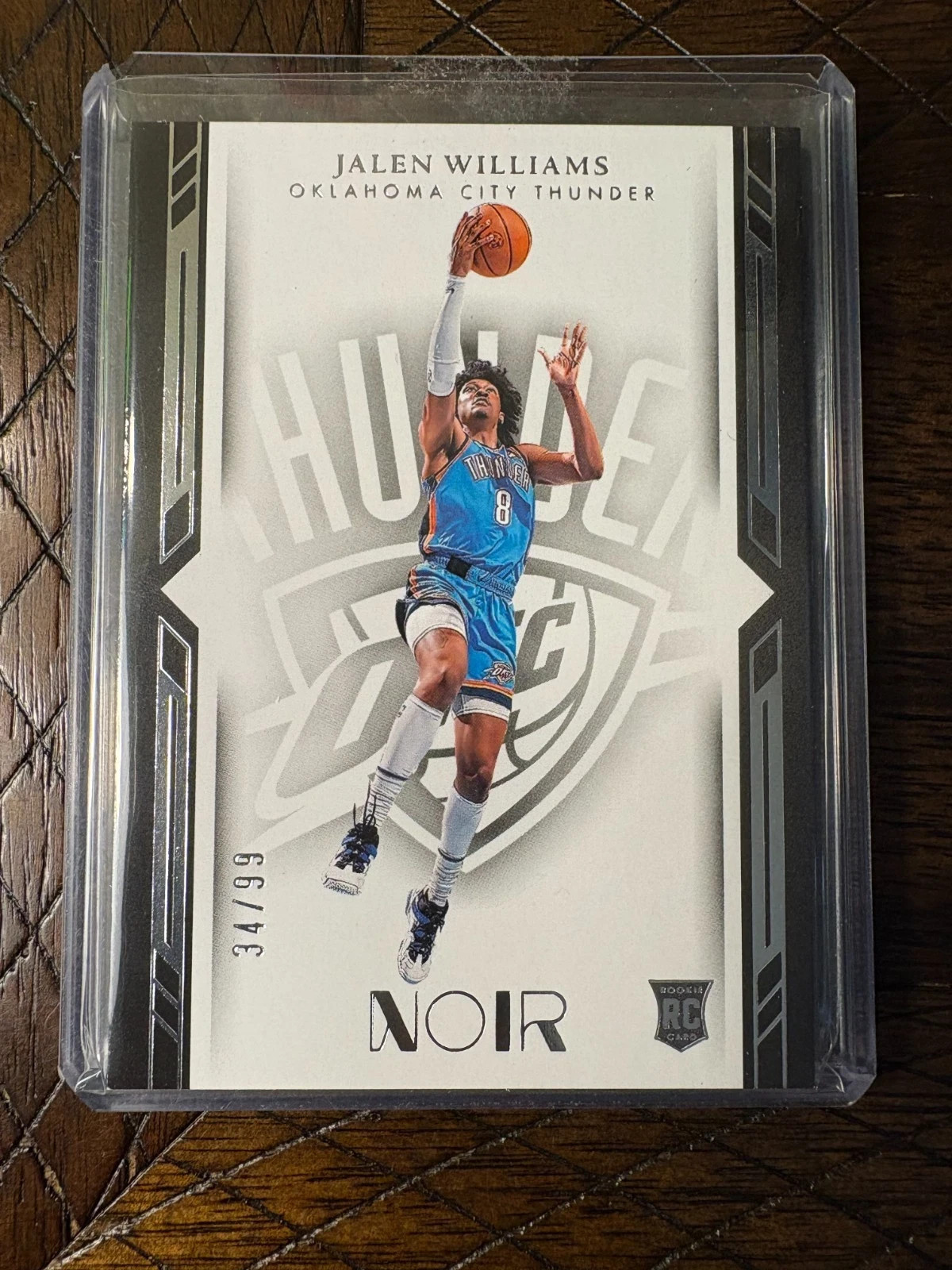 2022-23 Panini Noir Rookies Icon Edition /99 Jalen Williams #177 Rookie RC