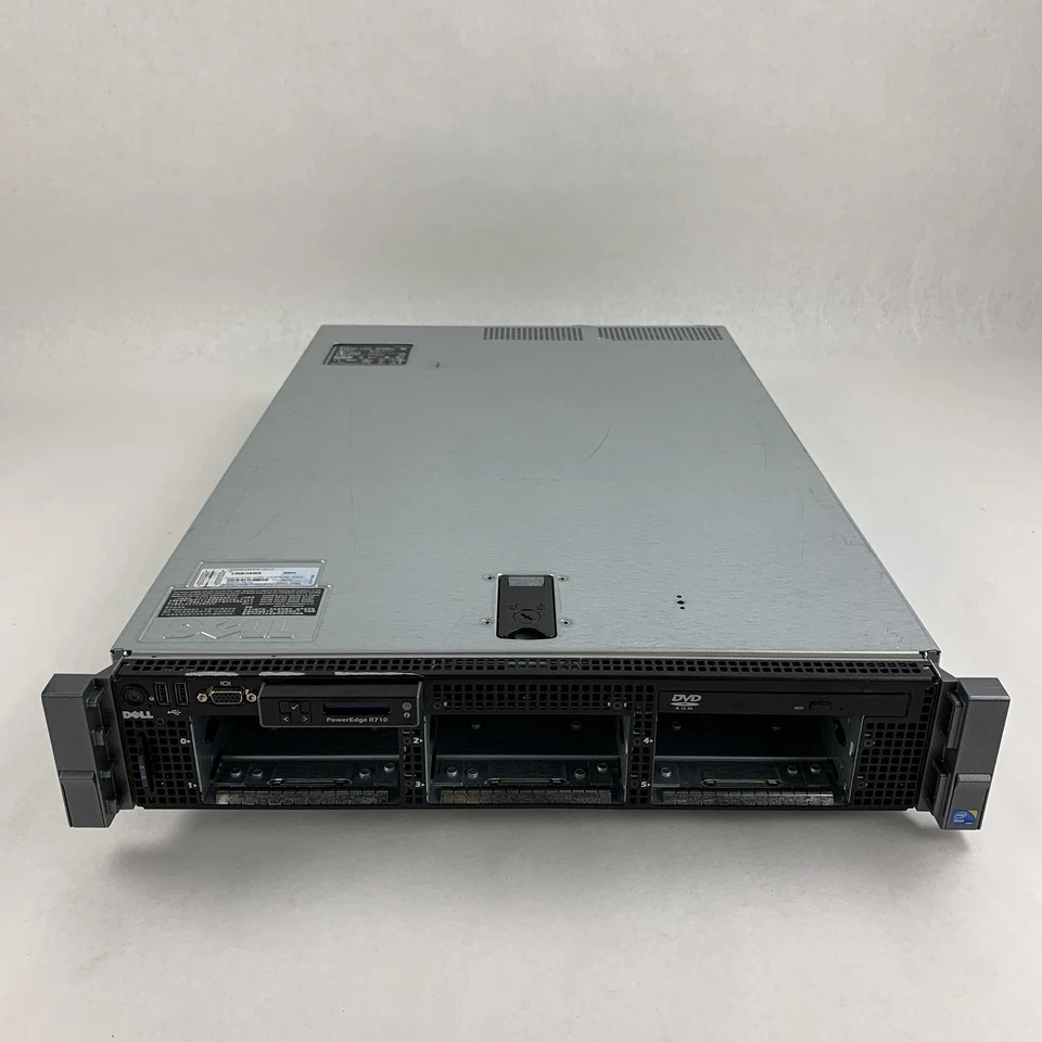 Dell PowerEdge R710 Server x2 Intel Xeon E5650 2.66 GHz 16 GB RAM No HDD No OS - Image 3 of 4