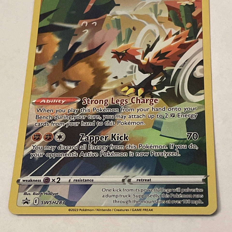 Galarian Zapdos SWSH283 SWSH: Sword & Shield Promo Cards Holo - Image 4 of 4