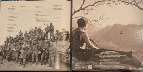Platoon LaserDisc LD 3-Disc Binder Set w/ Shooting Script & Extras VG free shpg - Picture 6 of 7
