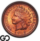 1893 Indian Head Cent Penny, Absolutely Beautiful Superb Gem BU++ RB Better Date