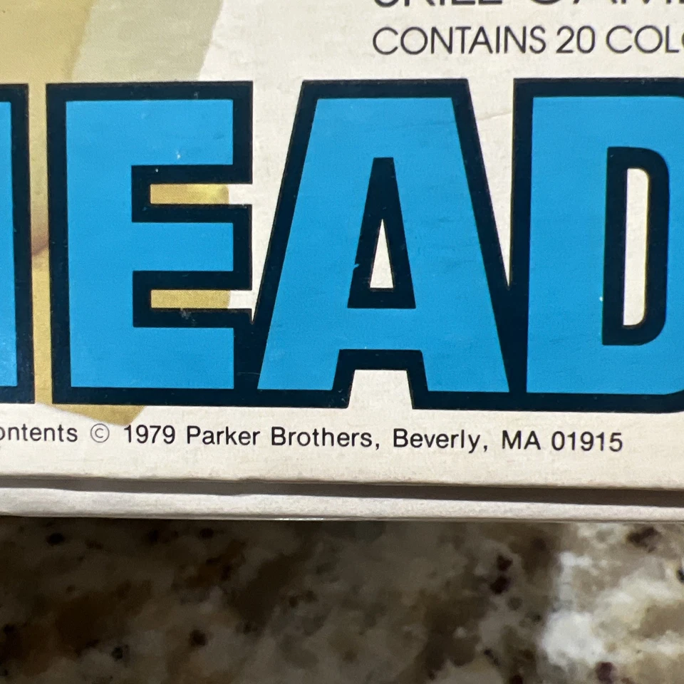 VINTAGE PARKER BROTHERS BLOCK HEAD! BALANCING SKILL GAME 20 PIECES 1979 NO. 37 - Image 4 of 4