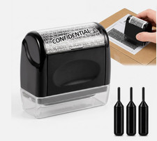 Identity ID Theft Protection Roller Stamp Guard Privacy Confidential Data Secure