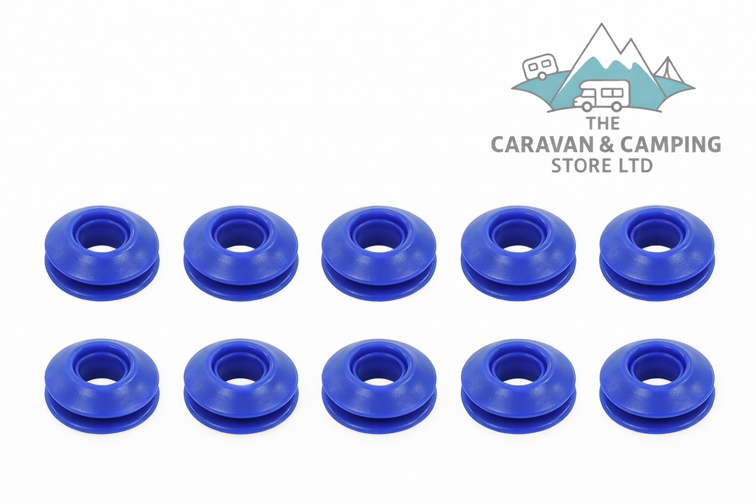 10 Plastic Snap Eyelets 12mm Washer Sealed for Groundsheets Tarpaulins Camping