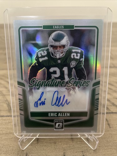2024 Panini Donruss Optic Signature Series Holo Eric Allen #SSH-EAN Auto HOF