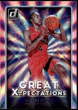 2021-22 Donruss #22 Scottie Barnes Great X-pectations Holo Pink Laser Rookie E1