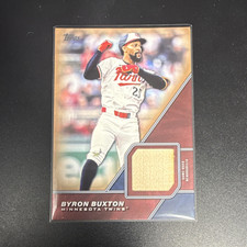 Topps 2026 Series 1 Byron Buxton Twins Major League Material Gold /50 Relic
