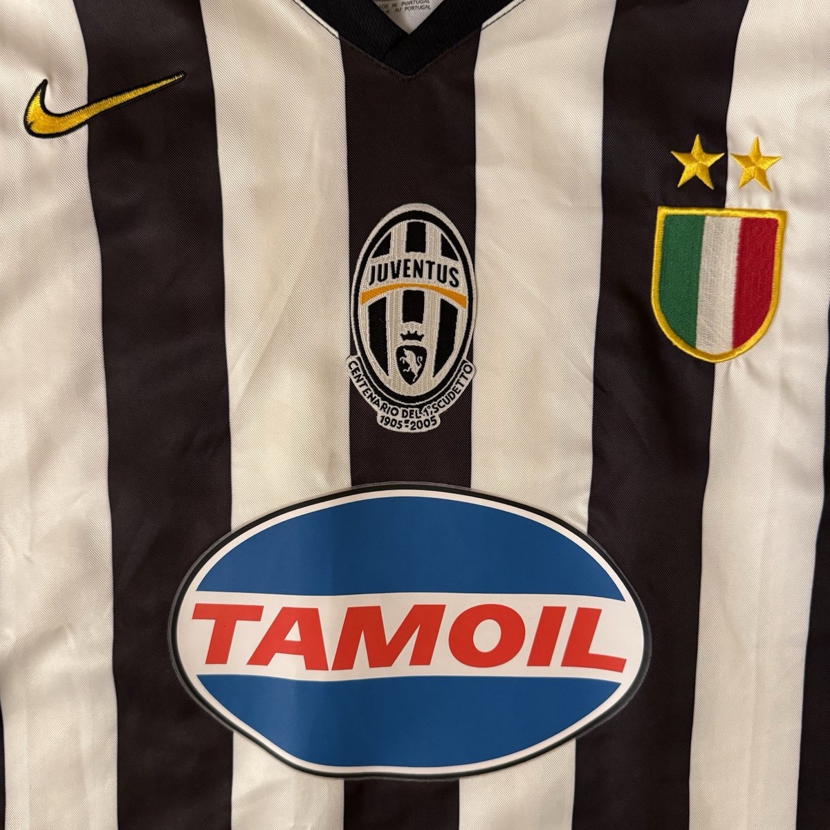 Juventus FC 2005 2006 Nike Football Soccer Jersey Shirt Centenary