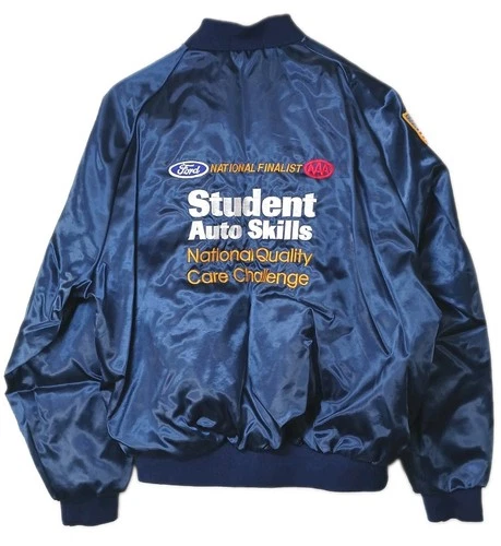 1997 FORD AAA National Finalist Student Auto Skills Embroidered Jacket LG Blue - product listing photo