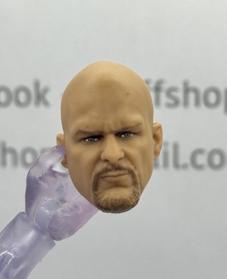 WWE Elite Submission 3 Pack - Stone Cold Head Only Fodder (A) Mattel 1/12 Scale