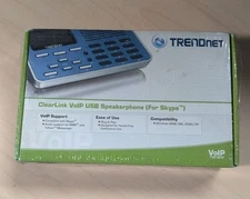 TRENDnet TVP-SP2 VoIP USB Speakerphone (for Skype) New - Sealed