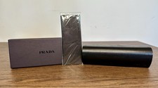New Prada Eyeglass Case, Cloth, and Box