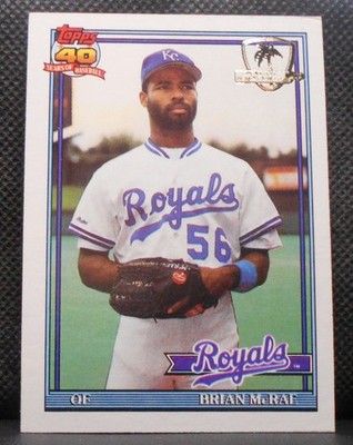1991 Topps Desert Shield #222 Brian McRae