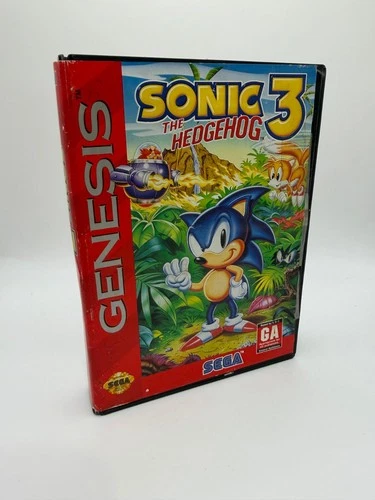 Sonic 3 the hedgehog genesis game saw Genesis vintage WORKING PAL ENG