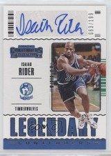 2020-21 Panini Contenders Legendary 63/199 Isaiah Rider #LC-IRI Auto s3g