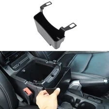 Armrest Box Front Storage Box Tray For Jeep Wrangler JL JT 18+ Accessories Black