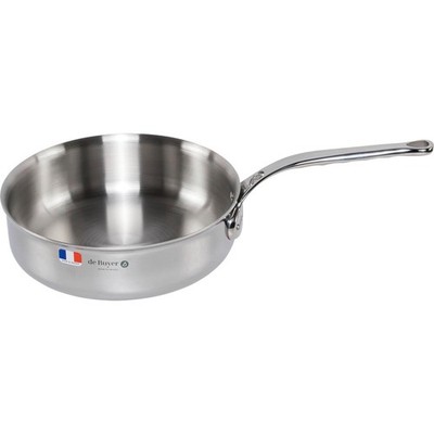 De Buyer Affinity Sauteuse Edelstahl gerade 24 cm