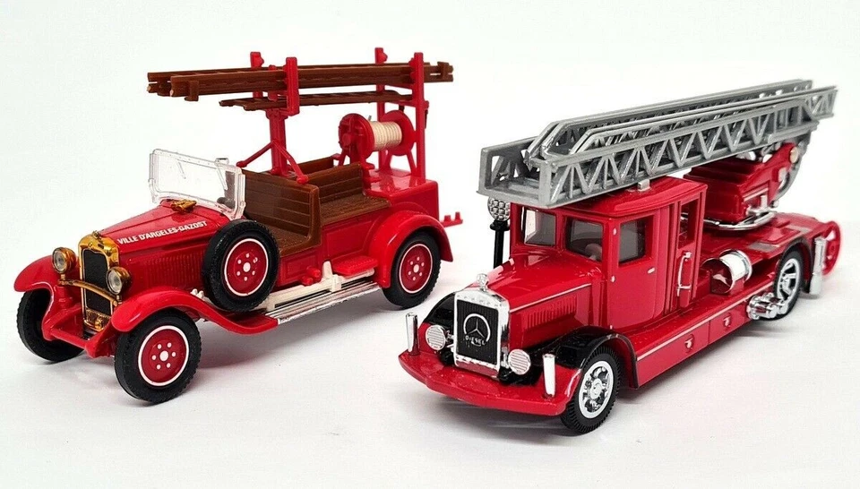 Matchbox YFE05 1932 Mercedes Benz Ladder + Solido Citroen C4F Fire Engines LOOSE - Image 2 of 4