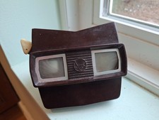 Vtg. Sawyer's ViewMaster 1942 Brown Bakelite Viewer  71 Various Reels