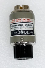 HP Keysight 478A option H75 Thermistor Mount, N(m) conn, 1MHz-1GHz, tested