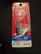 Toggle Wing Nut 1/8 x 2, Zinc Plated, Spring Loaded, Hollow Wall Anchor