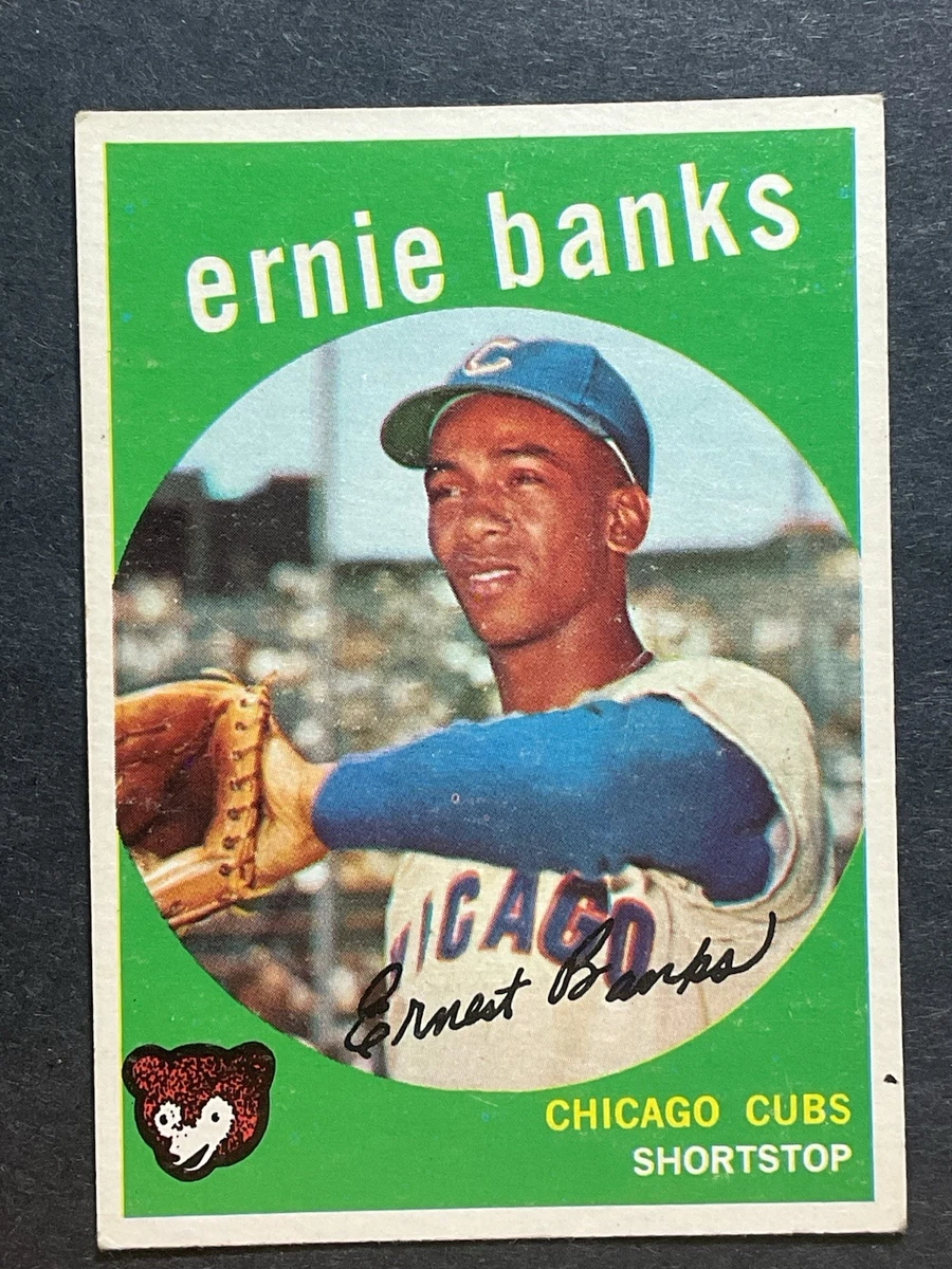 Ernie Banks Baseball 1959 Season Sports Trading Cards