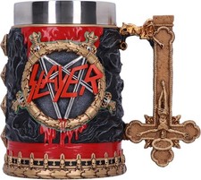 Slayer Reign in Blood Tankard, Resin, Black/Red, Officially Licensed Slayer Band