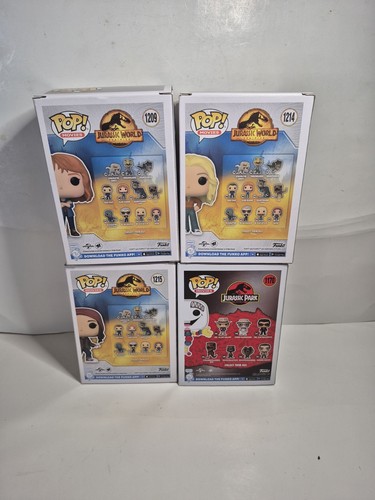 4 Stück Funko Pop Jurassic Park und World - Bild 2 von 4