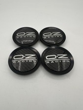 Oz Racing Center Cap Set M623 Centercap Carbon Fiber Black Porsche 76mm