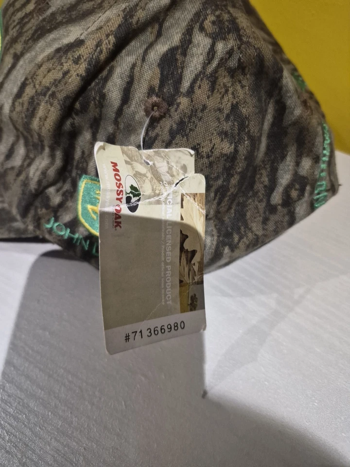Mossy Oak Camo Deere Hunter baseball cap VGC - Image 4 of 4