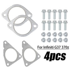 4pz Guarnizione Scarico + 10pz Bulloni Dado 1320-G37-370Z Per Infiniti Q50 RWD 370z G37
