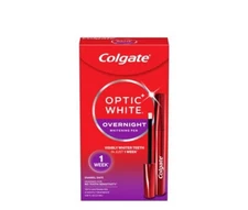 Colgate Optic White Overnight Teeth Whitening Pen, Teeth Stain Remover to Whiten