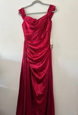 Stacees Ladies Burgundy Prom Dress -Size 6
