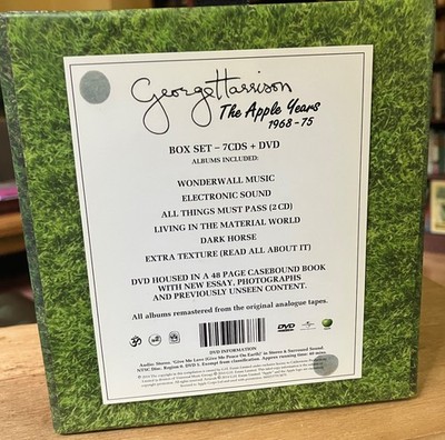 George Harrison The Apple Years 1968-75 Box Set 7 Discs 