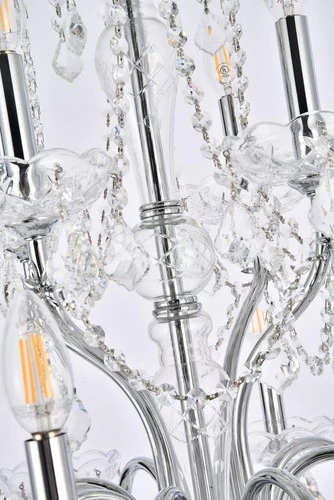 Elegant Lighting St. Francis 36" 24 Light Royal Crystal Chandelier - Picture 6 of 6