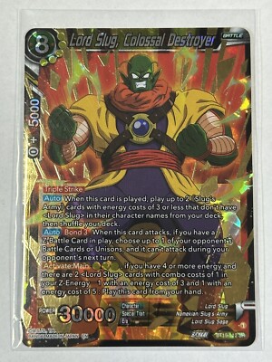LORD SLUG, COLOSSAL DESTROYER #BT19-112 SR FOIL ~ Dragon Ball Super TCG NM+.