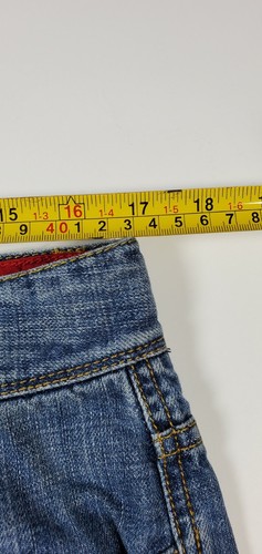 Tommy Hilfiger Women Relaxed Fit Jeans Stone Wash Boot Cut Size 16 Plaid Pockets - Picture 10 of 12