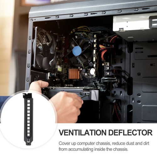 Computer Chassis Block Computer Back Slot Expansion Blank Plate PCI Slot Covers - Afbeelding 10 van 12