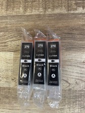 3PK PGI270 XL PGI-270XL Black Ink Cartridge For Canon PIXMA MG6820 MG6821 MG6822