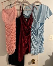 Lot Of 4 Bodycon Dresses Shein, NastyGal SZ S