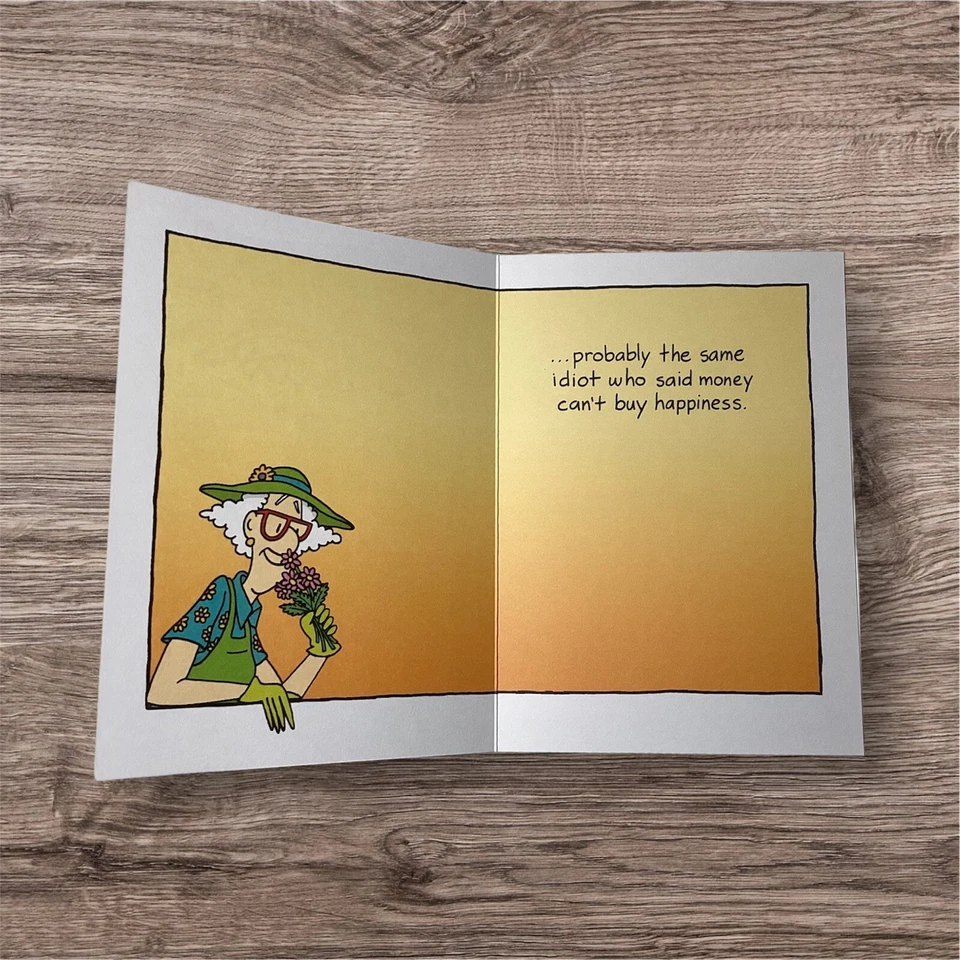 Humor Funny  Age Doesn't Matter Birthday Card - 7166 Her Friend Oatmeal Studios  - Image 2 of 3