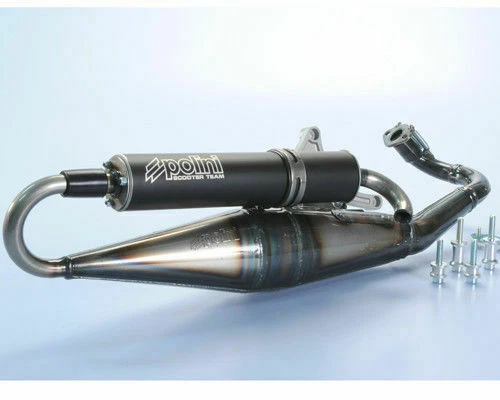 Prodotti trasparente Polini per il sistema di scarico dello scooter