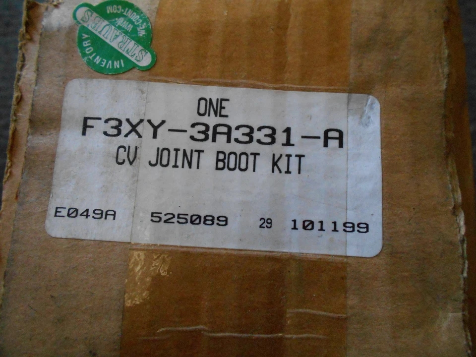 NOS 1993 - 1997 MERCURY VILLAGER FRONT WHEEL DRIVESHAFT JOINT BOOT KIT F3XY-3A33 - Image 2 of 2