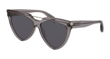 Alexander McQueen AM0087s 002 Grey Sunglasses Grey Lens Sonnenbrille  58-15-150