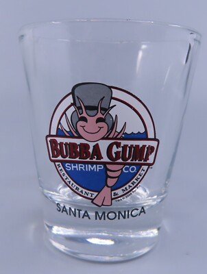 Bubba Gump Restaurant and Market Shot Glass Santa Monica California