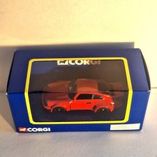 Corgi Porshe 911 Turbo Cabrio Red Rare 1/43 ScaleTY97303