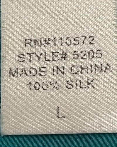 Twelfth Streep by Cynthia Vincent Teal 100% Silk Chiffon Spaghetti Strap Dress L - Picture 13 of 14