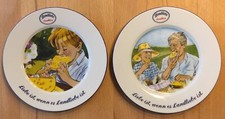 2x Teller Landliebe Sammelteller Porzellan Käseteller 19cm SEHR GUTER ZUSTAND